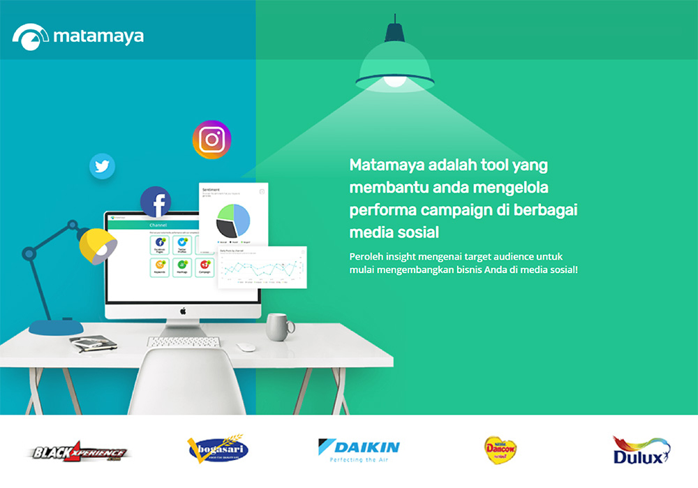 Social Media Monitoring Indonesia Terbaik 2021 - strategi sosial media marketing - Matamaya