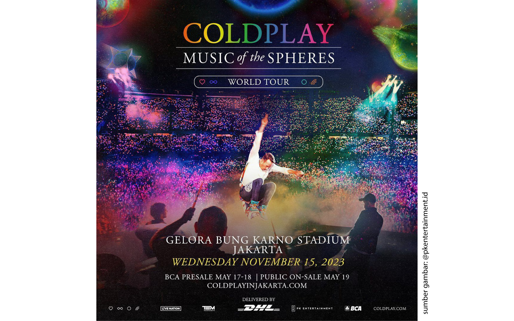 Konser Coldplay di Indoensia - Matamaya